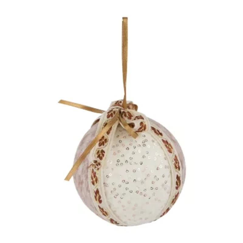 Northlight 3" Leaves Ball 6-pc. Christmas Ornament