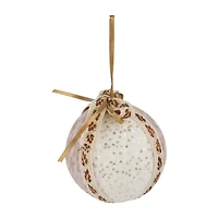 Northlight 3" Leaves Ball 6-pc. Christmas Ornament