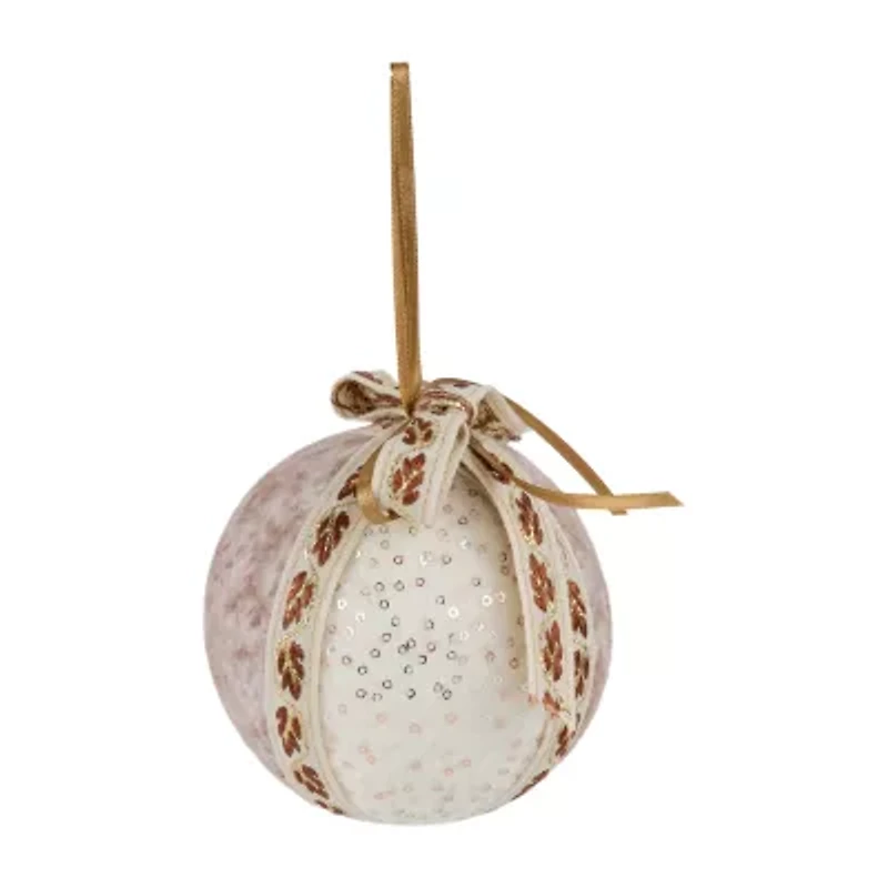 Northlight 3" Leaves Ball 6-pc. Christmas Ornament