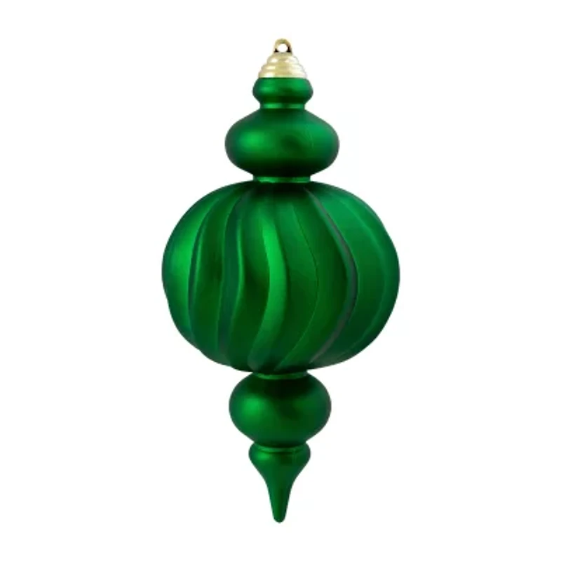 Northlight 10" Shatterproof Finial 4-pc. Christmas Ornament
