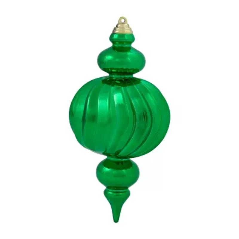 Northlight 10" Shatterproof Finial 4-pc. Christmas Ornament