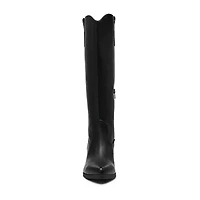 DV8 Womens Kyna Stacked Heel Cowboy Boots