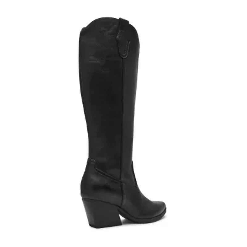 DV8 Womens Kyna Stacked Heel Cowboy Boots