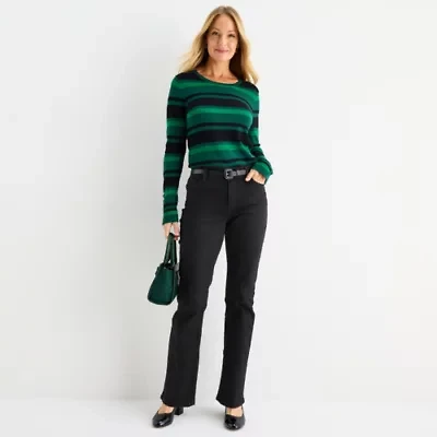 Liz Claiborne Sara Womens Skinny Fit Tall Jean