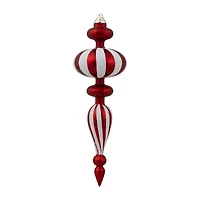 Northlight 14" Shatterproof Finial 4-pc. Christmas Ornament
