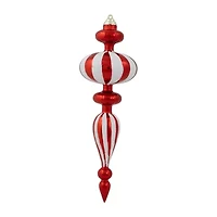 Northlight 14" Shatterproof Finial 4-pc. Christmas Ornament