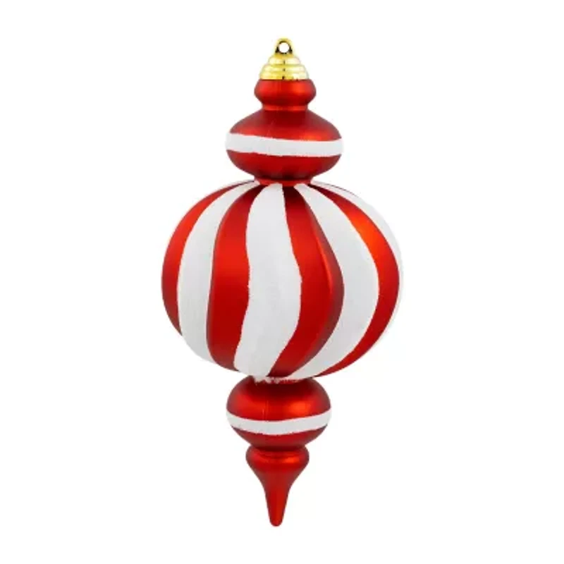 Northlight 10" Shatterproof Finial 4-pc. Christmas Ornament