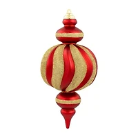 Northlight 10" Shatterproof Finial 4-pc. Christmas Ornament