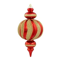 Northlight 10" Shatterproof Finial 4-pc. Christmas Ornament
