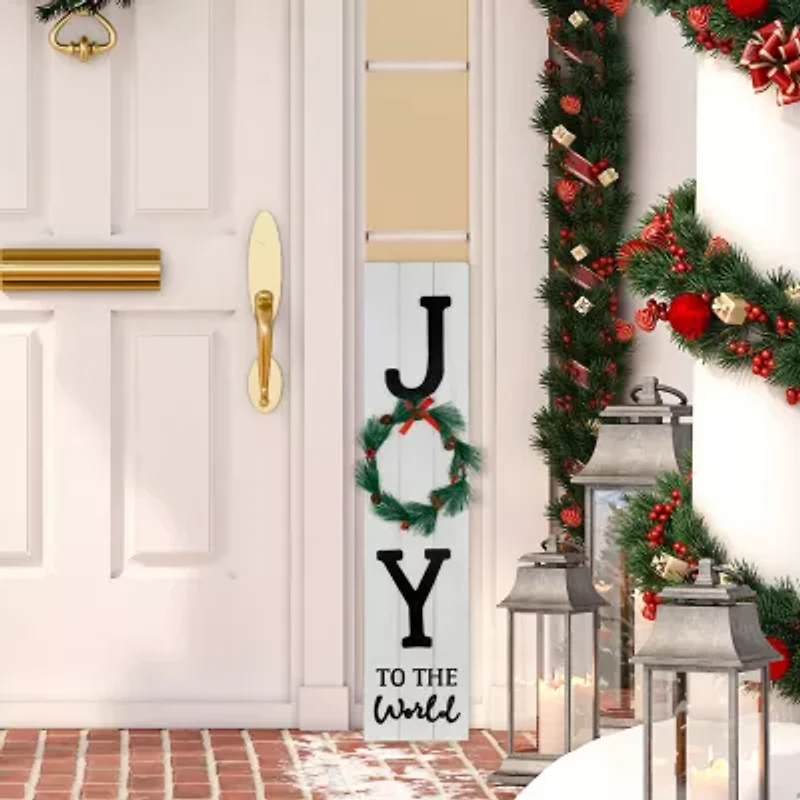 Northlight 35.75" Wreath Christmas Yard Art