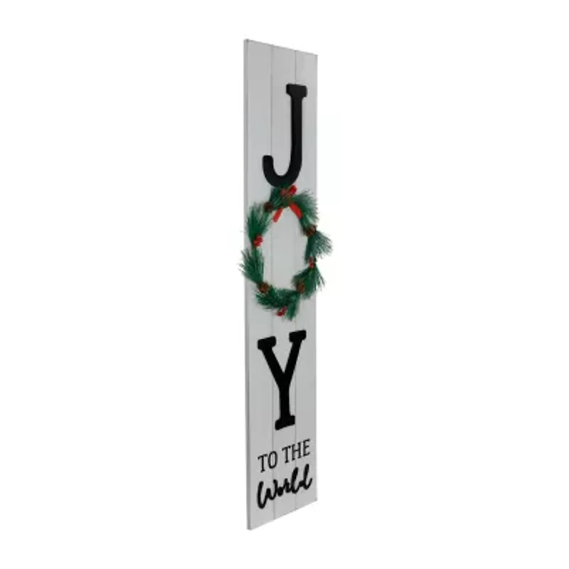 Northlight 35.75" Wreath Christmas Yard Art
