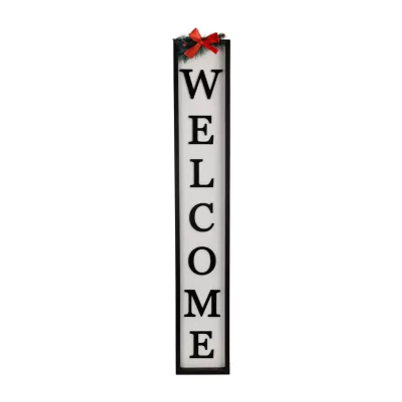 Northlight 35.75" Welcome Christmas Yard Art