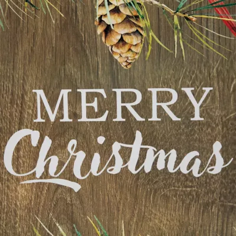 Northlight 38" Merry Christmas Wooden Christmas Yard Art