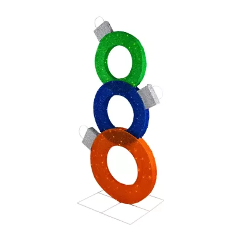 Northlight 31.5" Prelit Ornaments Christmas Yard Art