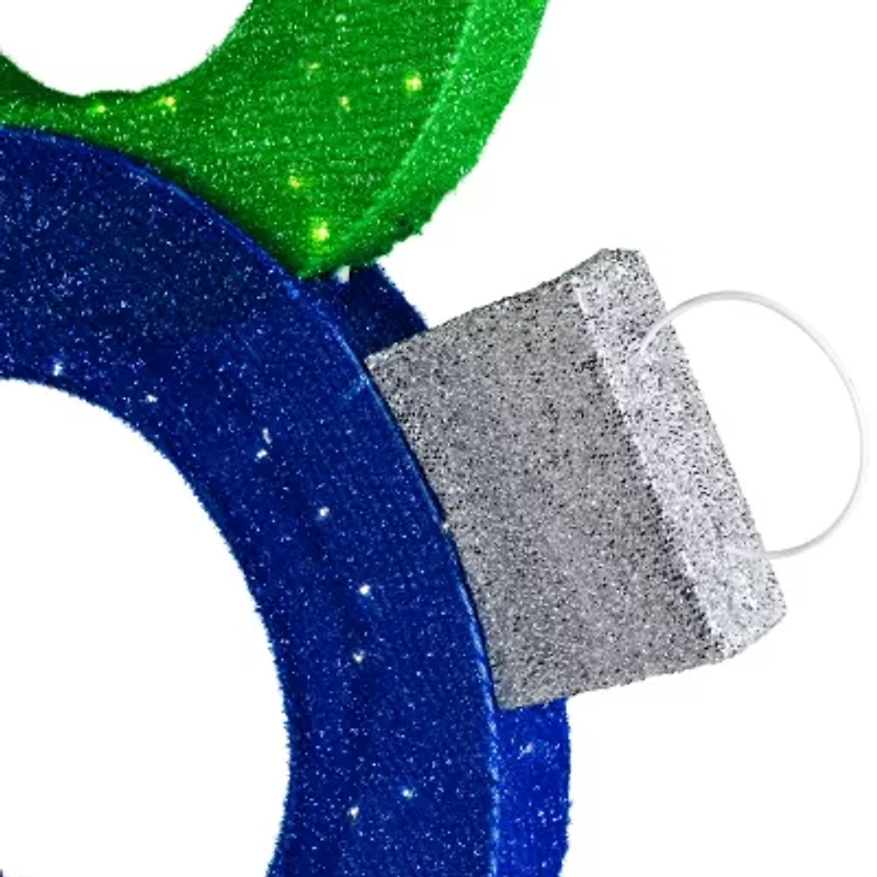 Northlight 31.5" Prelit Ornaments Christmas Yard Art