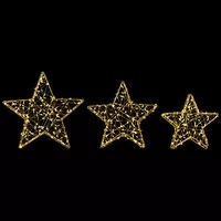 Northlight 14" Led Stars Christmas Yard Art