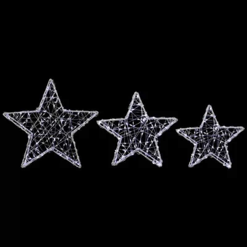 Northlight 13.75" Led Stars Christmas Yard Art