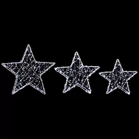 Northlight 13.75" Led Stars Christmas Yard Art