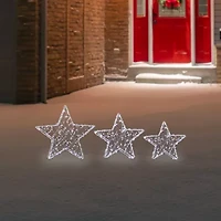 Northlight 13.75" Led Stars Christmas Yard Art