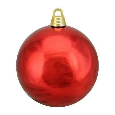 Shiny Hot Red Shatterproof Christmas Ball Ornament 12'' (300mm)