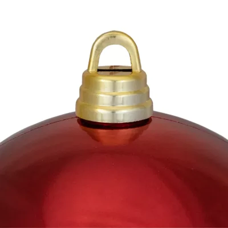 Shiny Hot Red Shatterproof Christmas Ball Ornament 12'' (300mm)