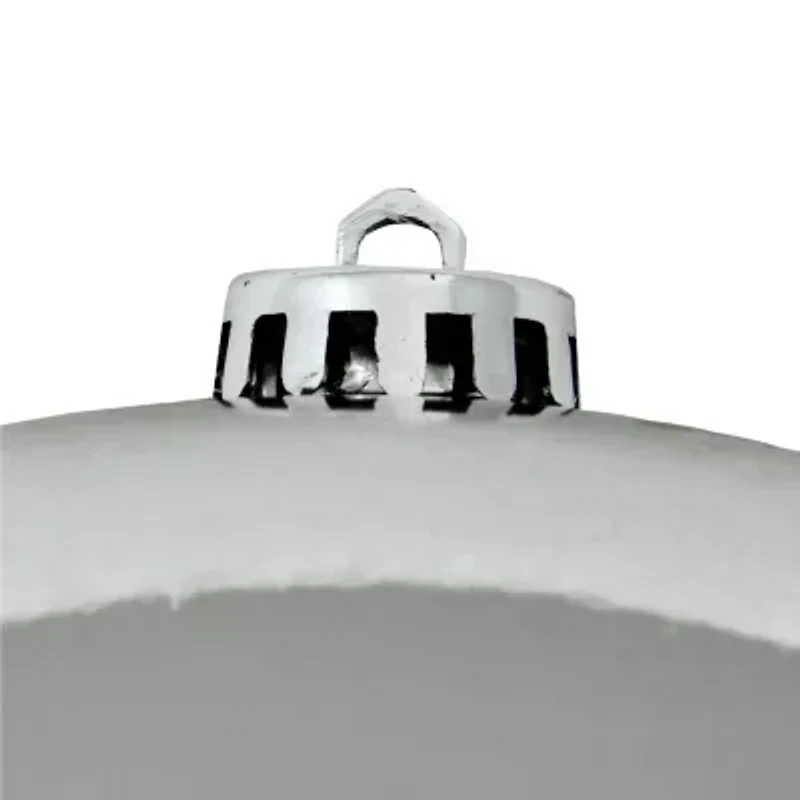 Silver Shatterproof Shiny Christmas Ball Ornament 10'' (250mm)