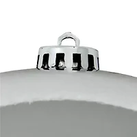 Silver Shatterproof Shiny Christmas Ball Ornament 10'' (250mm)