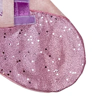 20'' Pink and Purple Glitter Princess Christmas Stocking