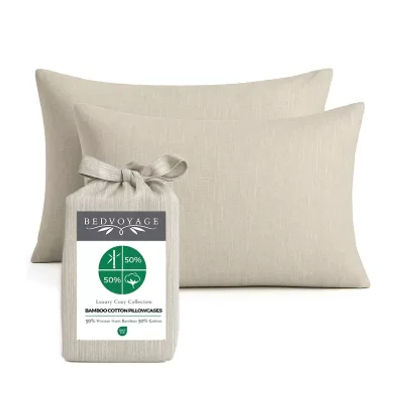 Bedvoyage Eco-Melange 300tc Pillowcases