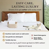 Bedvoyage Eco-Melange 300tc Pillowcases