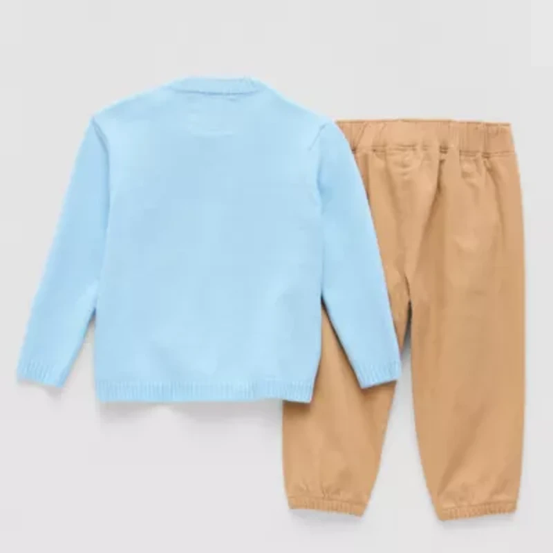 Little Stitch Lion Baby Boys 2-pc. Pant Set