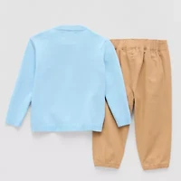 Little Stitch Lion Baby Boys 2-pc. Pant Set