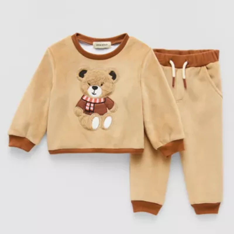 Little Stitch Baby Boys 2-pc. Pant Set