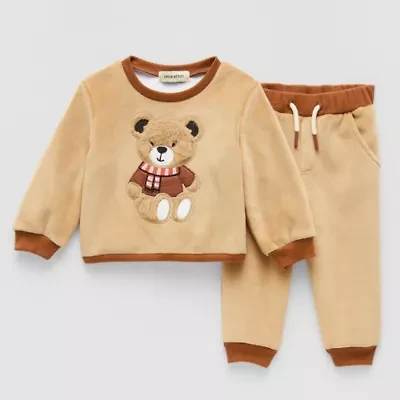 Little Stitch Baby Boys 2-pc. Pant Set