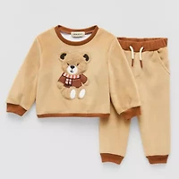 Little Stitch Baby Boys 2-pc. Pant Set