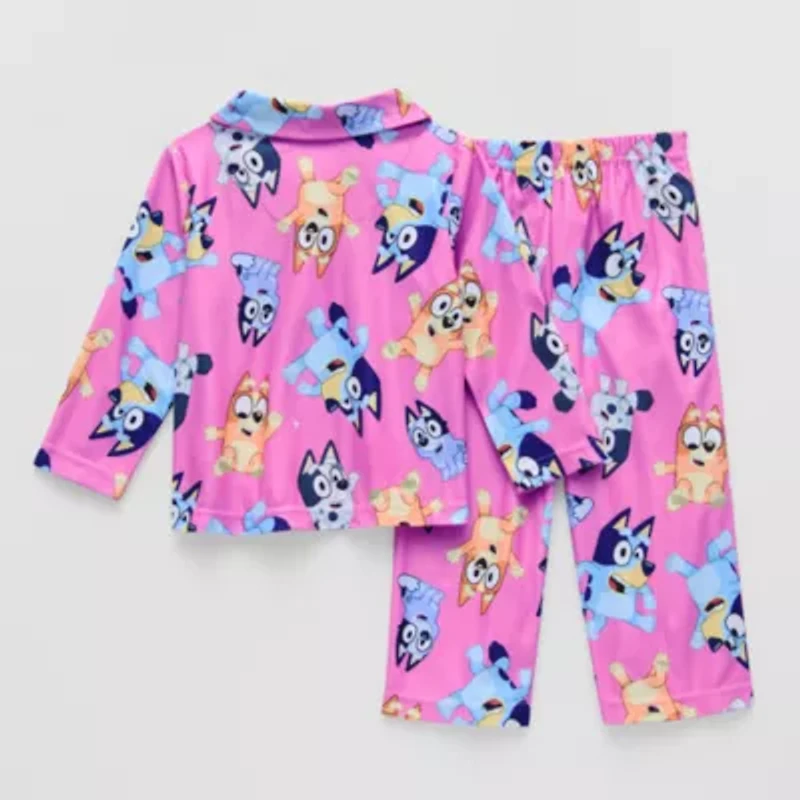 Toddler Girls Bluey Long Sleeve 2-pc. Pajama Sets