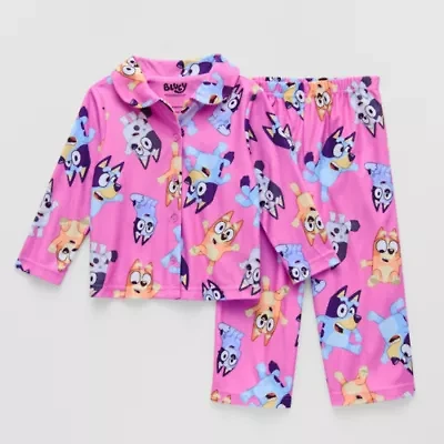Toddler Girls Bluey Long Sleeve 2-pc. Pajama Sets