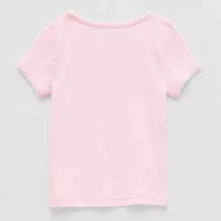 Okie Dokie Toddler & Little Girls Crew Neck Short Sleeve T-Shirt