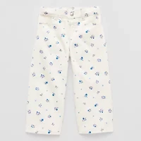 Okie Dokie Toddler & Little Girls Mid Rise Wide Leg Jean