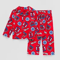 Disney Collection Toddler Boys Spiderman Long Sleeve 2-pc. Pajama Sets
