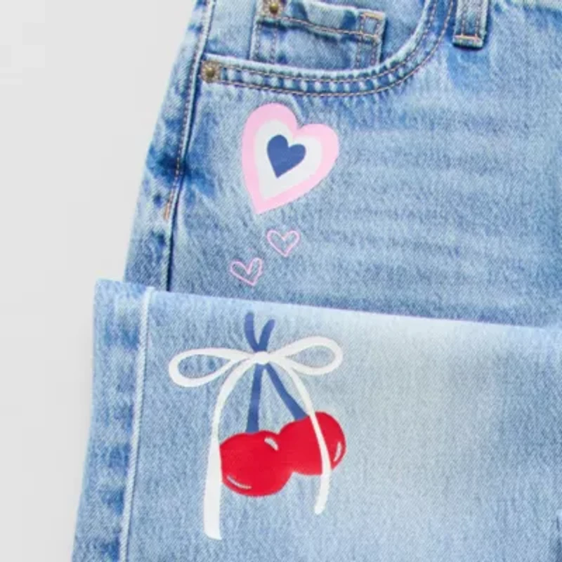 Thereabouts Little & Big Kid Girls Baggy Fit Jean