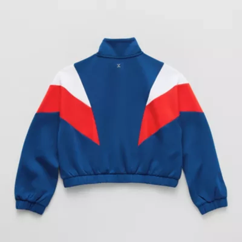Xersion Usa Little & Big Kid Girls Lightweight Track Jacket
