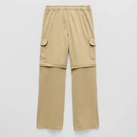 Thereabouts Loose Fit Zip Off Little & Big Kid Boys Straight Cargo Pant