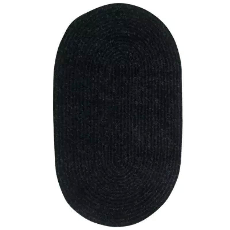 Better Trends Chenille Braid Oval Area Rug