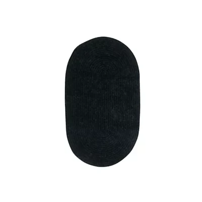 Better Trends Chenille Braid Oval Accent Rug
