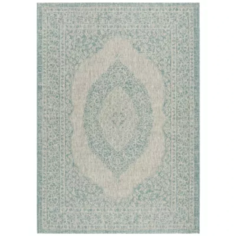 Safavieh Courtyard Collection Adria Oriental Indoor/Outdoor Area Rug