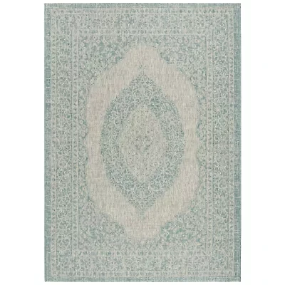 Safavieh Courtyard Collection Adria Oriental Indoor/Outdoor Area Rug