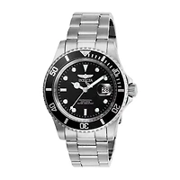 Invicta Pro Diver Mens Silver Tone Stainless Steel Bracelet Watch