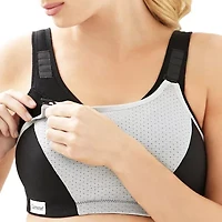Glamorise Magiclift® Double Layer Custom Control Womens Seamless High Support Full Coverage Sports Unlined Bra 1166