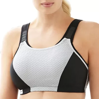 Glamorise Magiclift® Double Layer Custom Control Womens Seamless High Support Full Coverage Sports Unlined Bra 1166